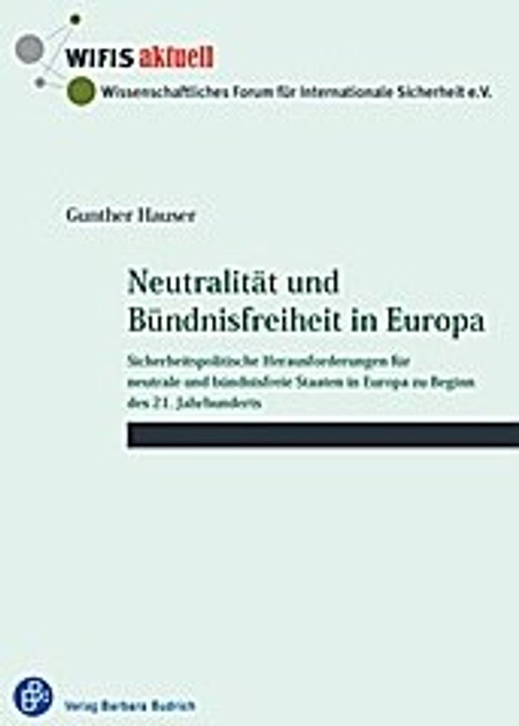 Hauser, G: Neutralität und Bündnisfreiheit in Europa
