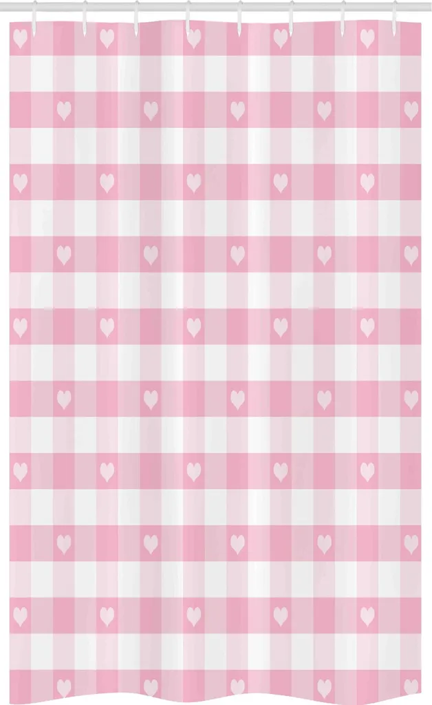 Tenda Doccia Tessuto Rosa Baby 120x180 cm: Qualità Turca per il Bagno