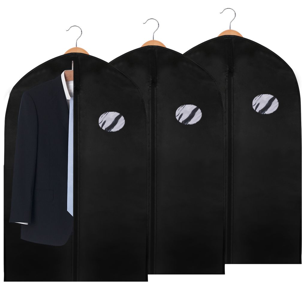 2er Set Schutzhüllen Kleiderhülle Kleidersack Kleiderschutz Anzugsack Reisesack 