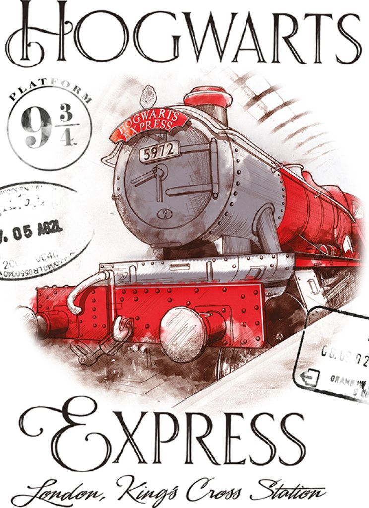 Kinderhandtuch Harry Potter Hogwarts Express 30x50 cm