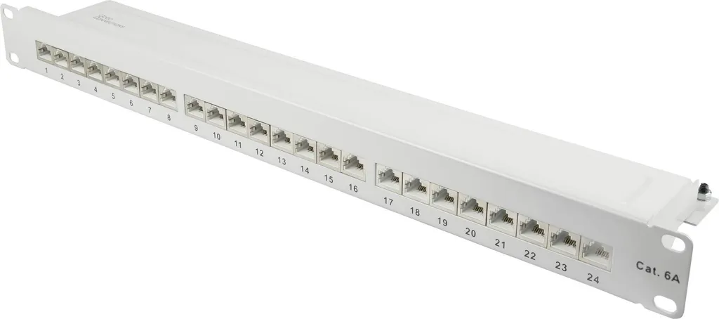 Panneau de Brassage 19" pour Organisation de Câblage Réseau 24 Ports