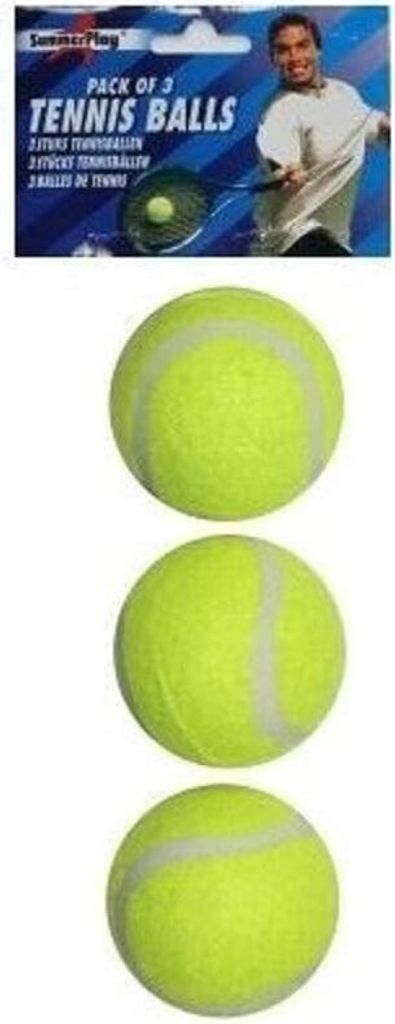 GEBRO Tennisbälle 3er Set, für Freizeit, Spiel und Spaß Produktbild 
