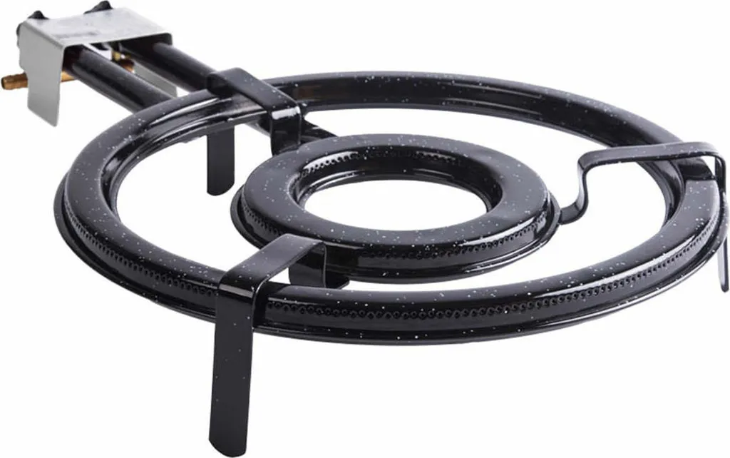 Vaello Campos Bruciatore per Paella 40cm - Acciaio Smaltato Nero