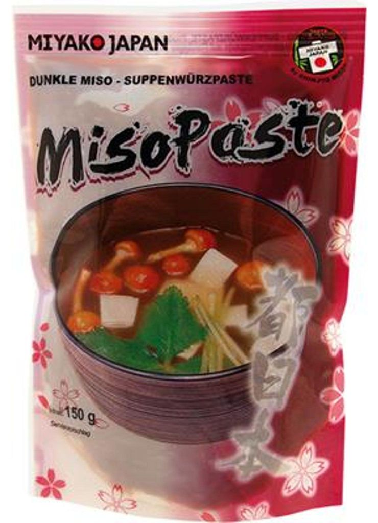 Pâte de miso Miyako, foncée, 150 g Image du produit 