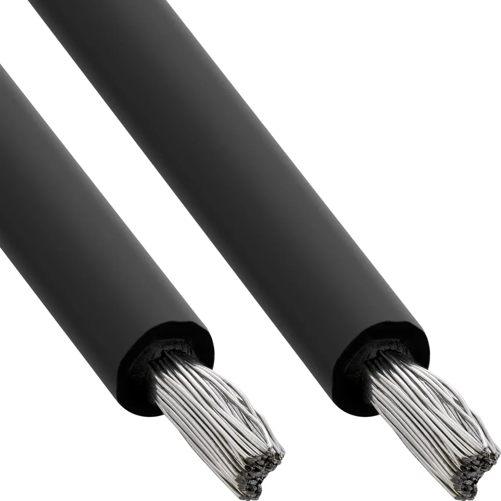Cavo Solare InLine H1Z2Z2-K 6mm² Nero 50m | Qualità Tedesca Certificata