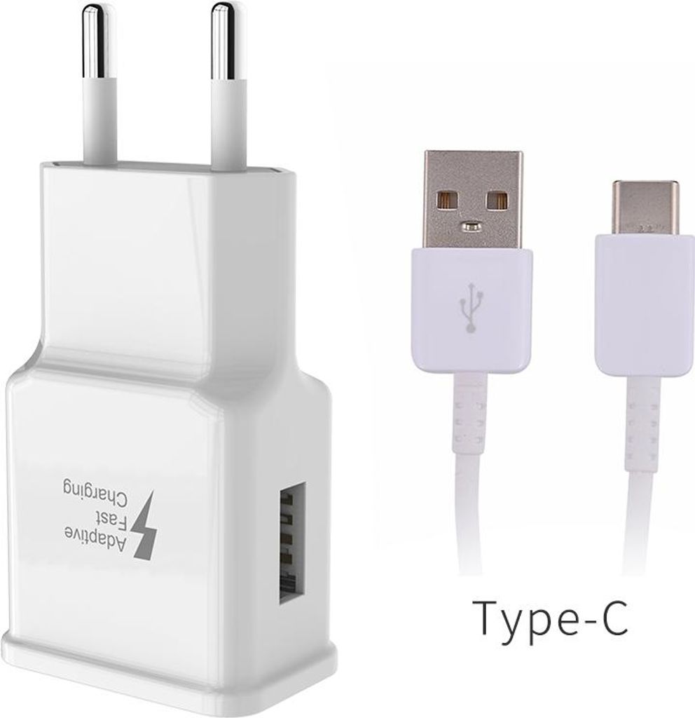 Ladegerät für Samsung S8 S8+ S9 S9+ Schnellladekabel Typ C  Produktbild 