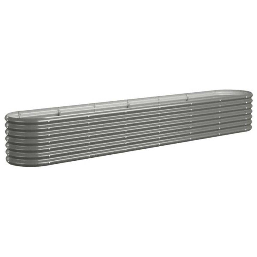 vidaXL Vyvýšený záhon z pozinkovanej ocele 260 x 40 x 36 Obrázok produktu 