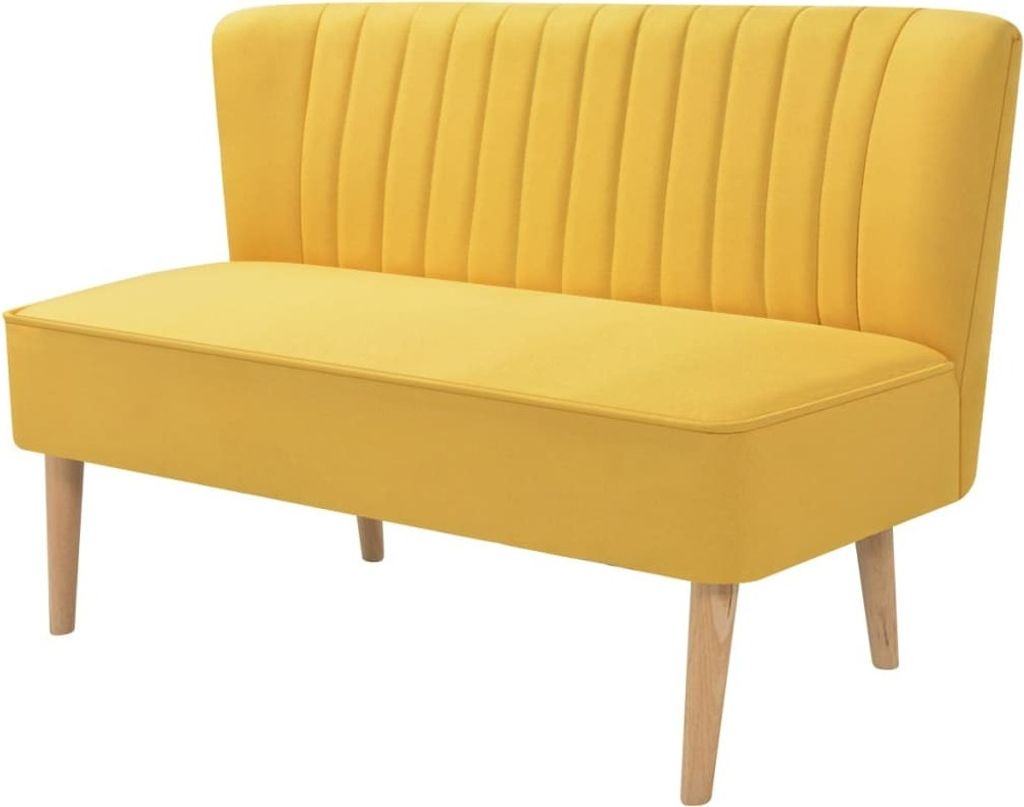 dkd-home-decor Sofa Gelb 117 x 55,5 x 77 cm