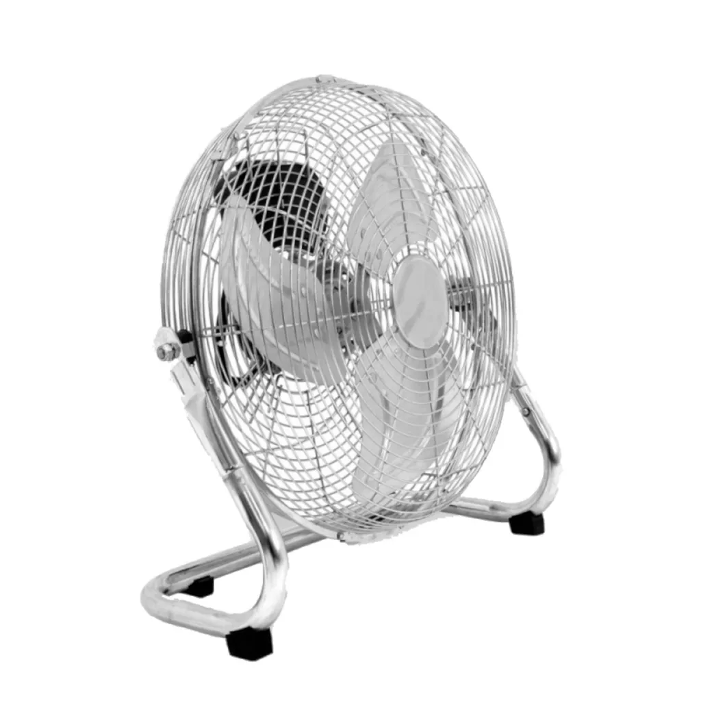 Circulateur d'air Descon 125W anti-canicule 18 pouces finition chrome