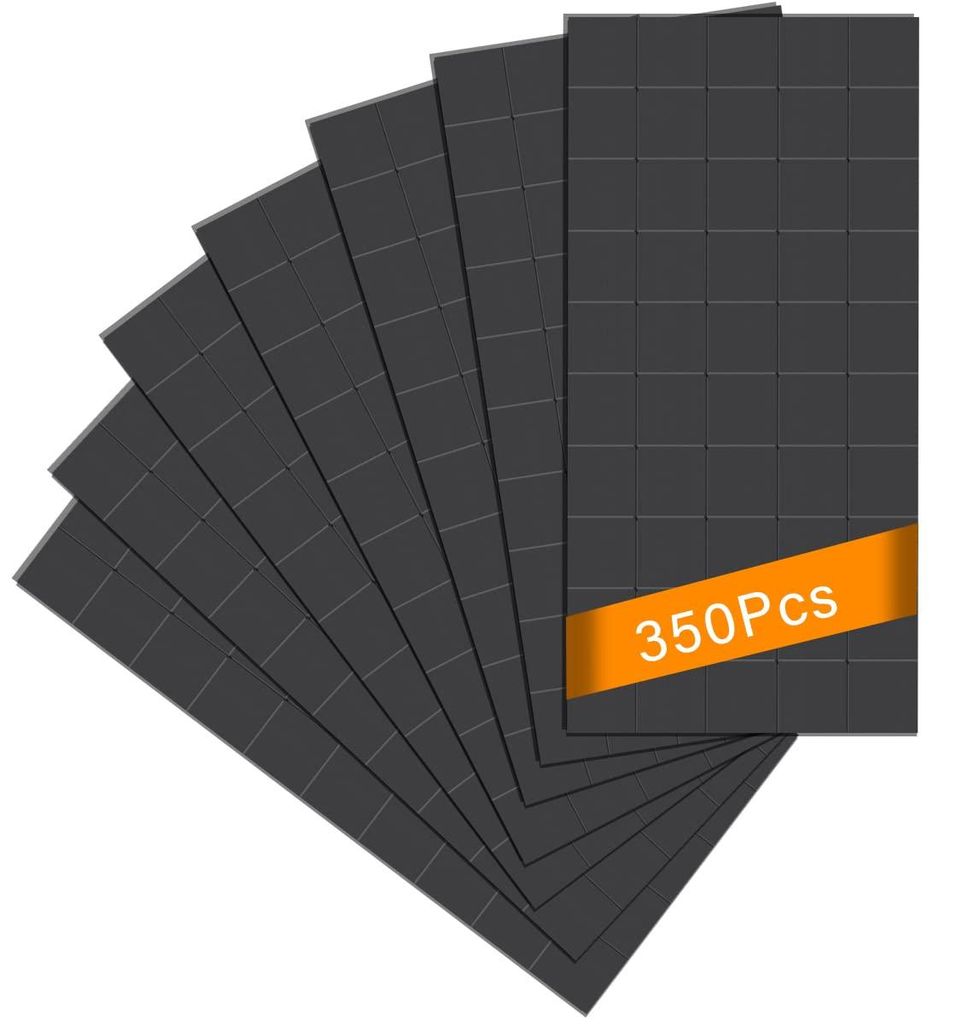 Selbstklebende Magnetstreifen, 350 Mini-Magnete, starke 3M-Magnetstreifen, Magnetstreifen, selbstklebende Magnete für Schule, Zuhause, Büro, Whit...