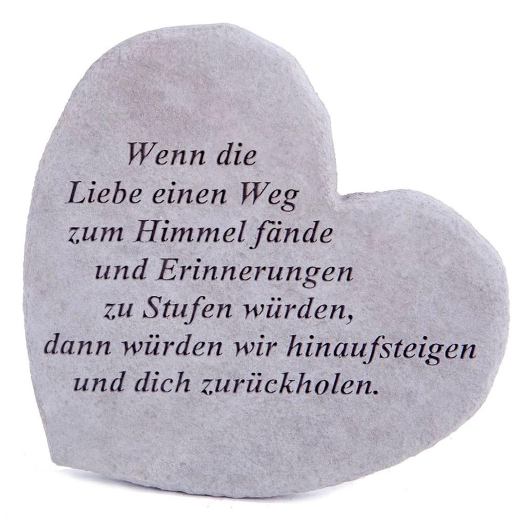 Grabstein - Wenn die Liebe einen Weg ... Grabschmuck