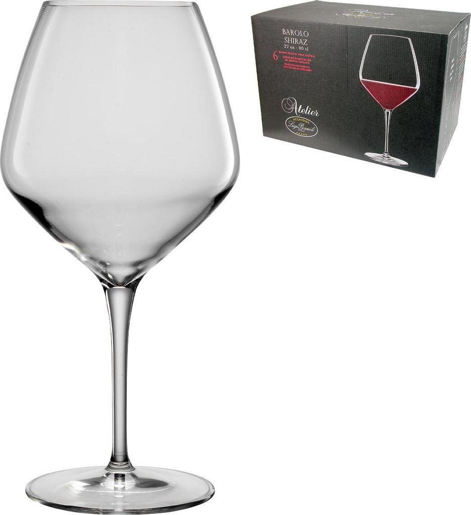 Bormioli Luigi 4046380 Gläser, Glas, Transparent, 6 Einheiten