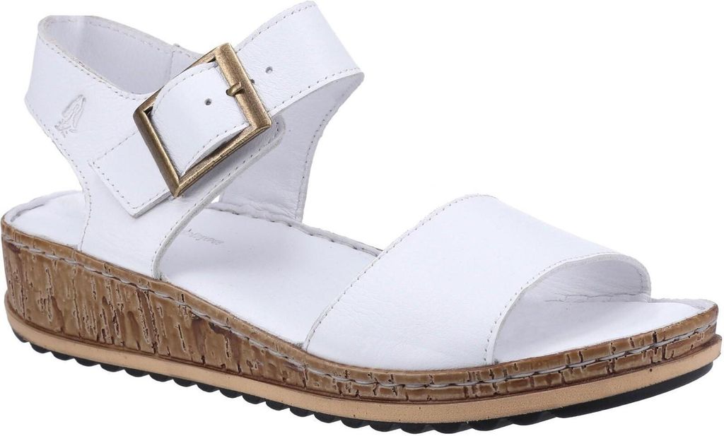 Hush Puppies - Damen Sandalen "Ellie", Leder FS7965 (40,5 EU) (Weiß)