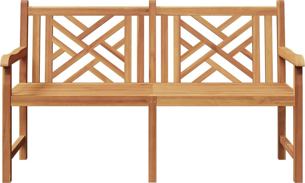 vidaXL Gartenbank 150 x 60 x 90 cm Massivholz Teak