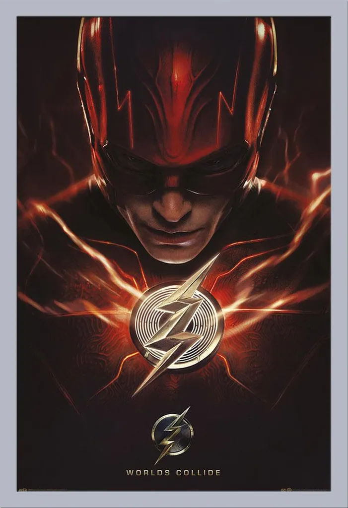 Quadro Moderno The Flash Shinsuke Argento 61x91,5 cm Disco Acrilico