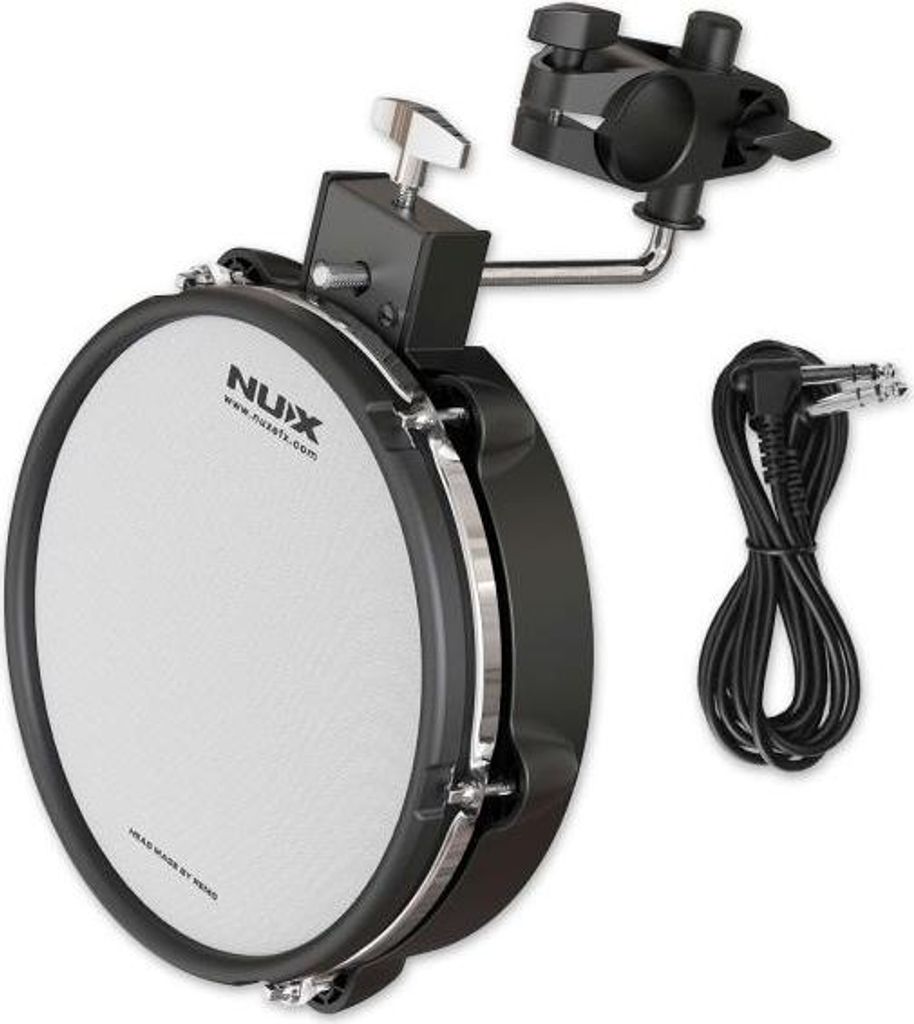 Nux E-Drum Pad DM-8 zestaw tomów 10 cali z uchwytem Zdjęcie produktu 