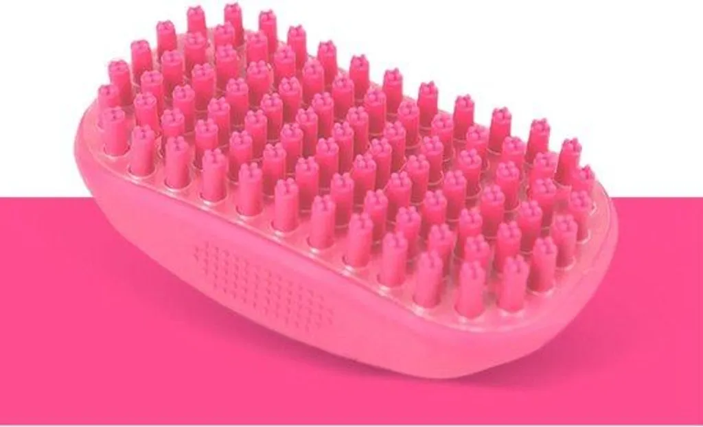 Dites adieu aux poils partout avec ce set de brosses rouges chiens et chats