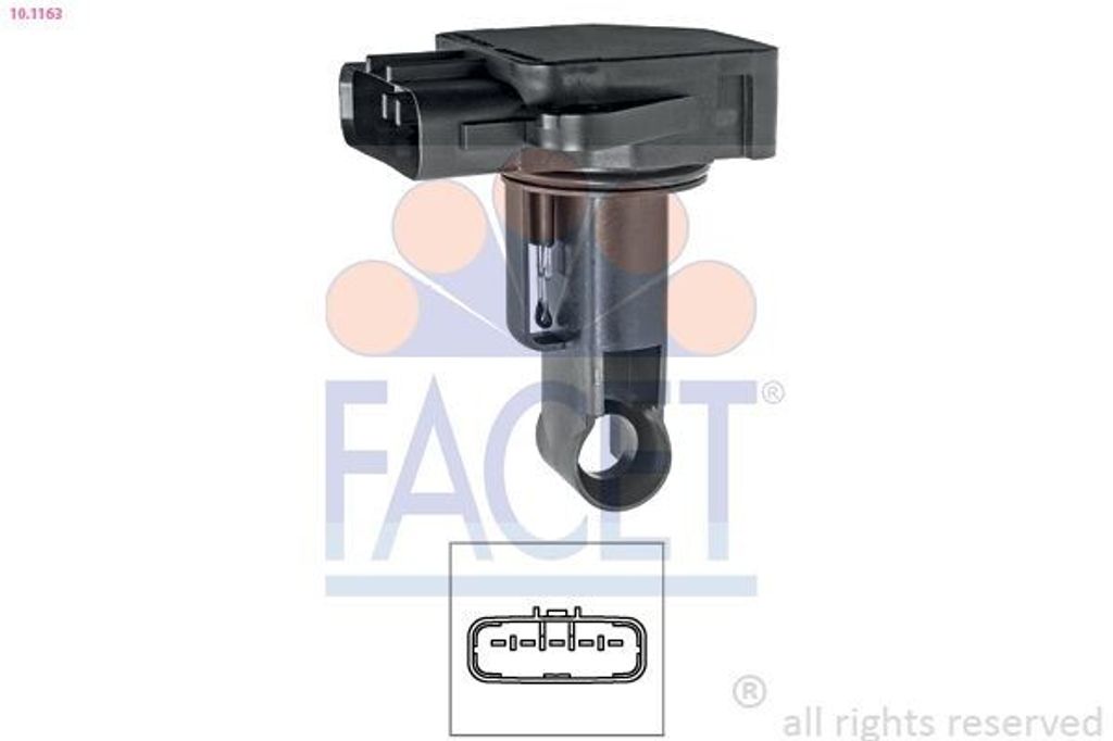 FACET 10.1163 Luftmassenmesser LMM für FORD Ranger (ET) Luftmengenmesser