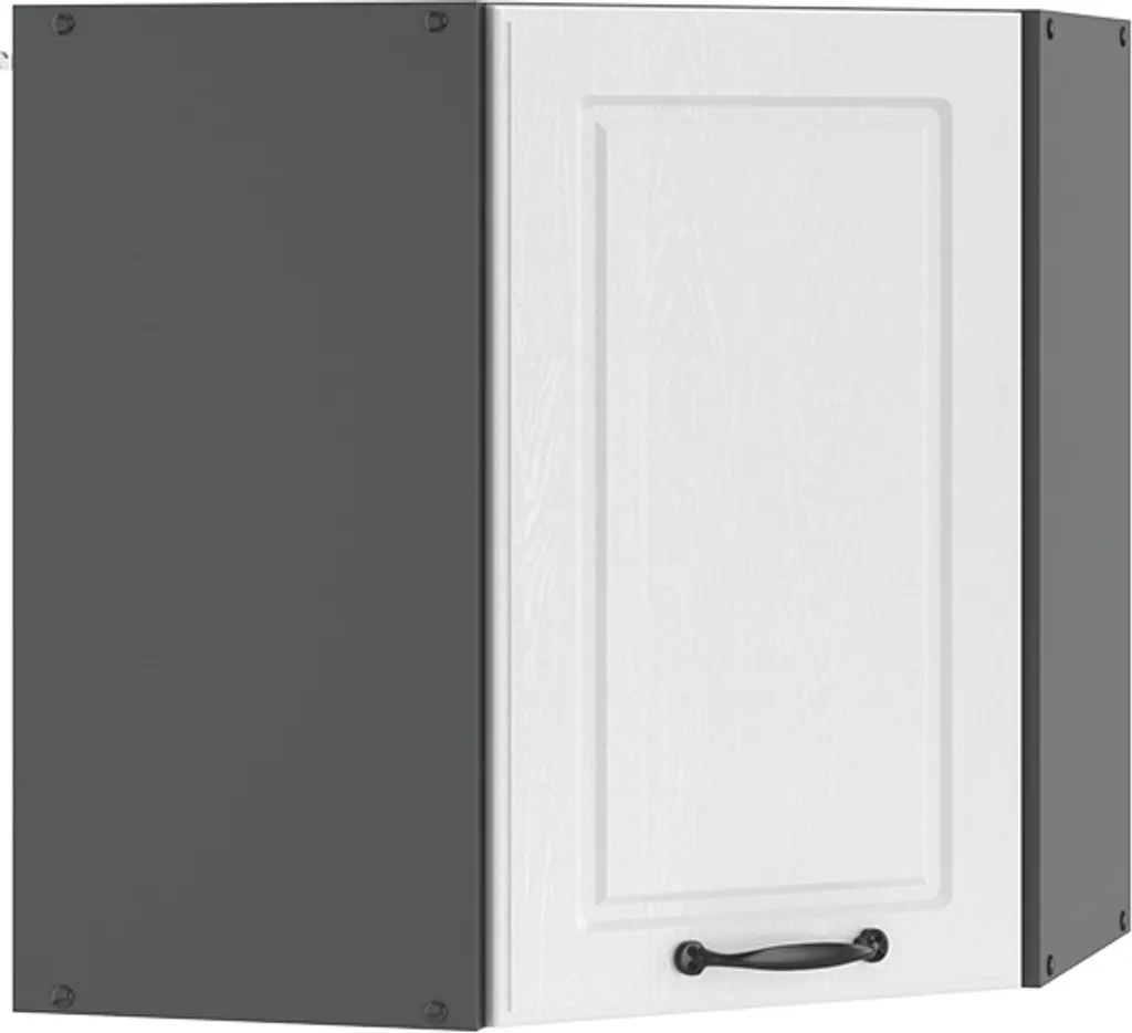 Mobiletto Cucina Angolare Vicco R-Line 57cm Antracite e Bianco