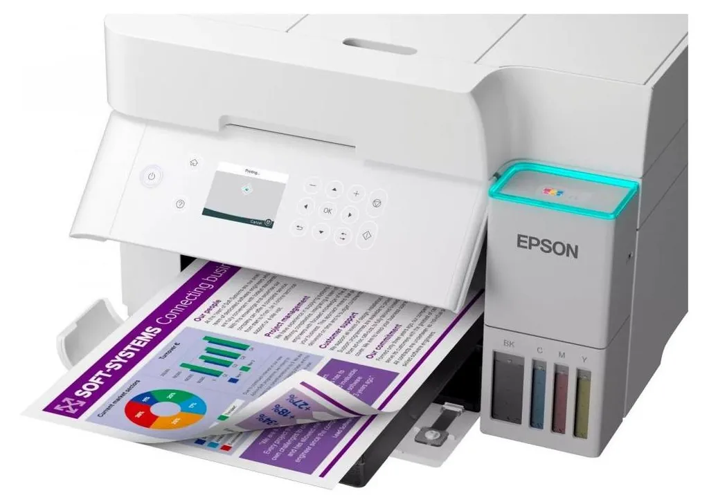Imprimante Multifonction Epson EcoTank ET-3956 Recto-Verso Blanc