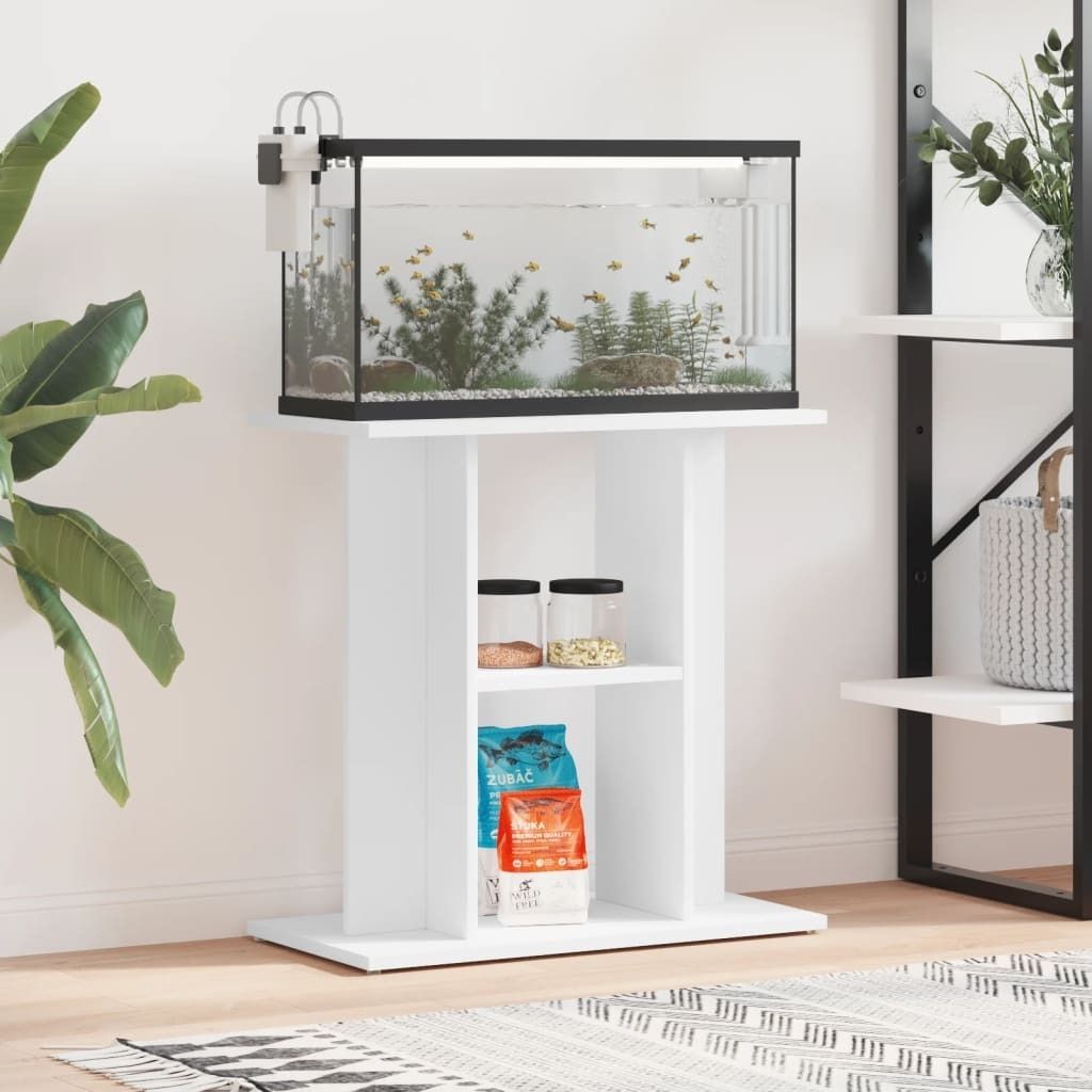 vidaXL Stojak pod akwarium biały 60x30x60 cm Materiał Zdjęcie produktu 9