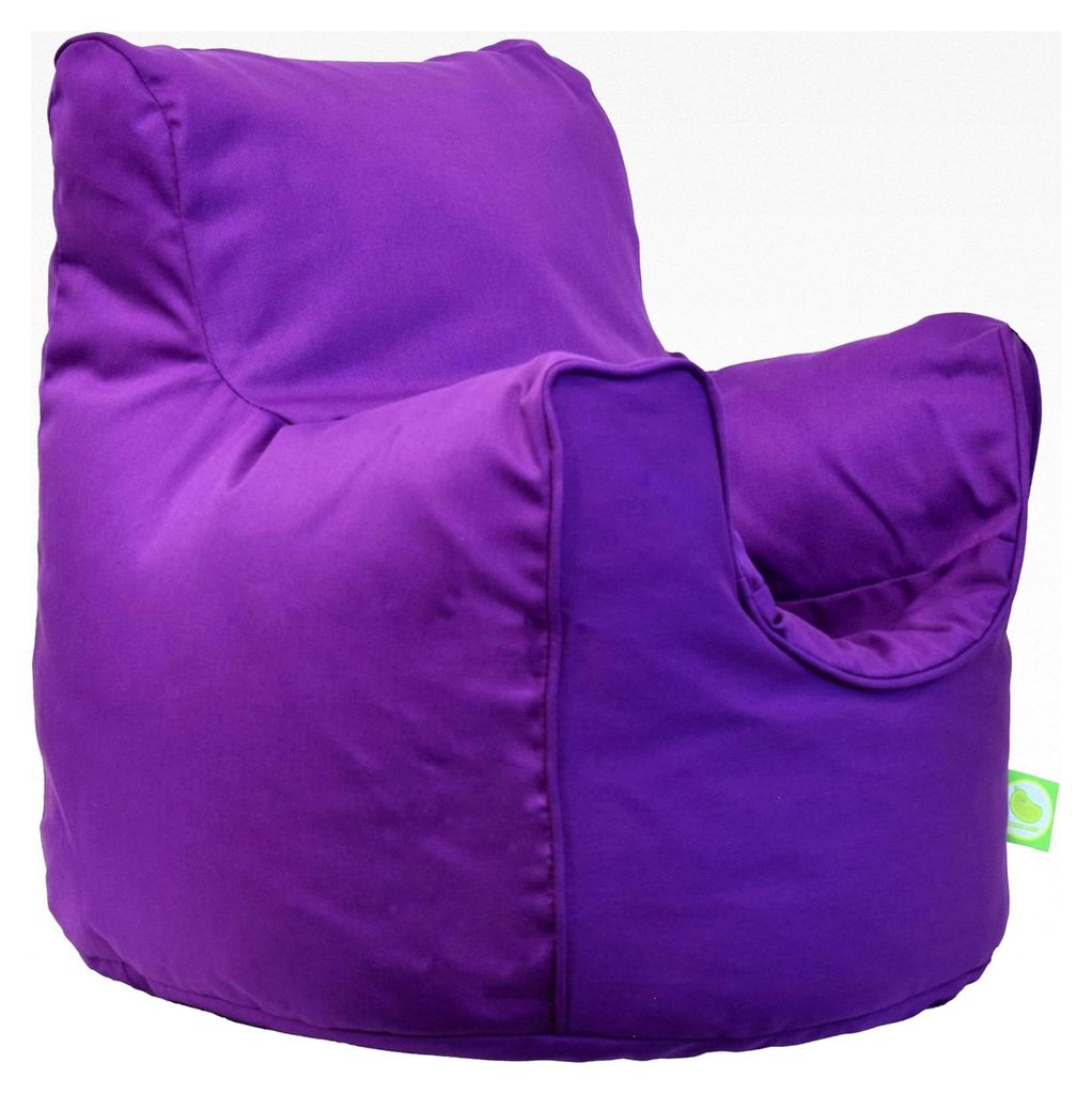 Sitzsack aus Baumwolle in Violett