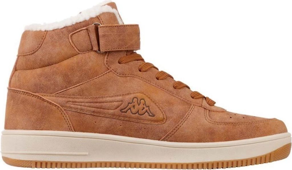 Kappa Bash Mid Fu Sportschuhe Herren Sneaker Sneaker high Braun Freizeit, Schuhgröße:45 EU