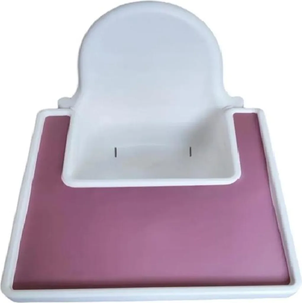 Set de table en silicone mauve compatible plateau IKEA Antilop bébé