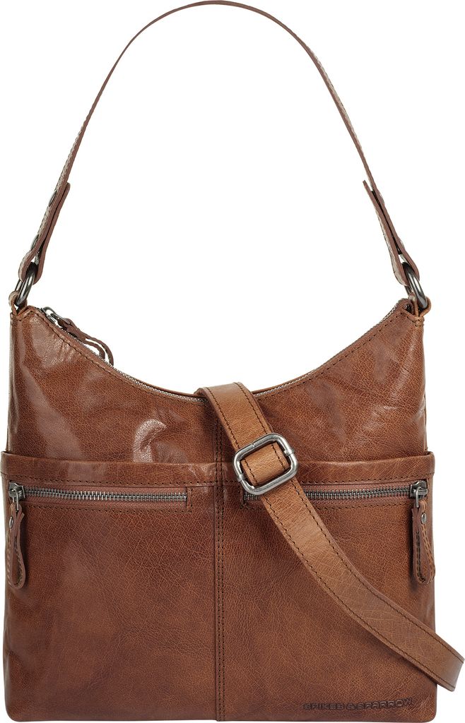 Spikes & Sparrow Umhängetasche Damen 021278 cognac