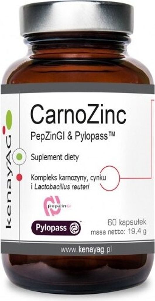 Kenay CarnoZinc PepZinGI & Pylopass 60 Kapseln