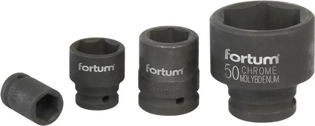 Douille Impact 60mm en Acier CrMoV Fortum 3/4" Haute Résistance de 70mm