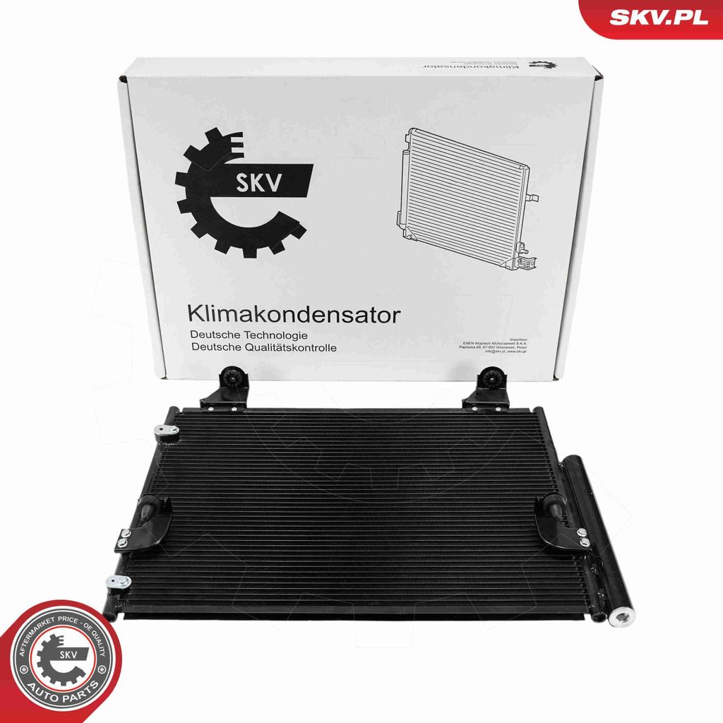ESEN SKV 86SKV369 Kondensator Klimaanlage Klimakondensator für TOYOTA HILUX III Pick-up (TGN1, GGN2, GGN1, KUN2, KUN1) +Trockner