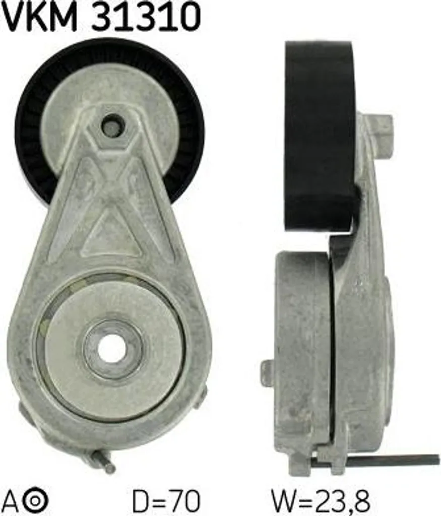 Poulie Tendeur SKF pour Audi Q5 et VW Amarok - Réparer Bruit de Courroie