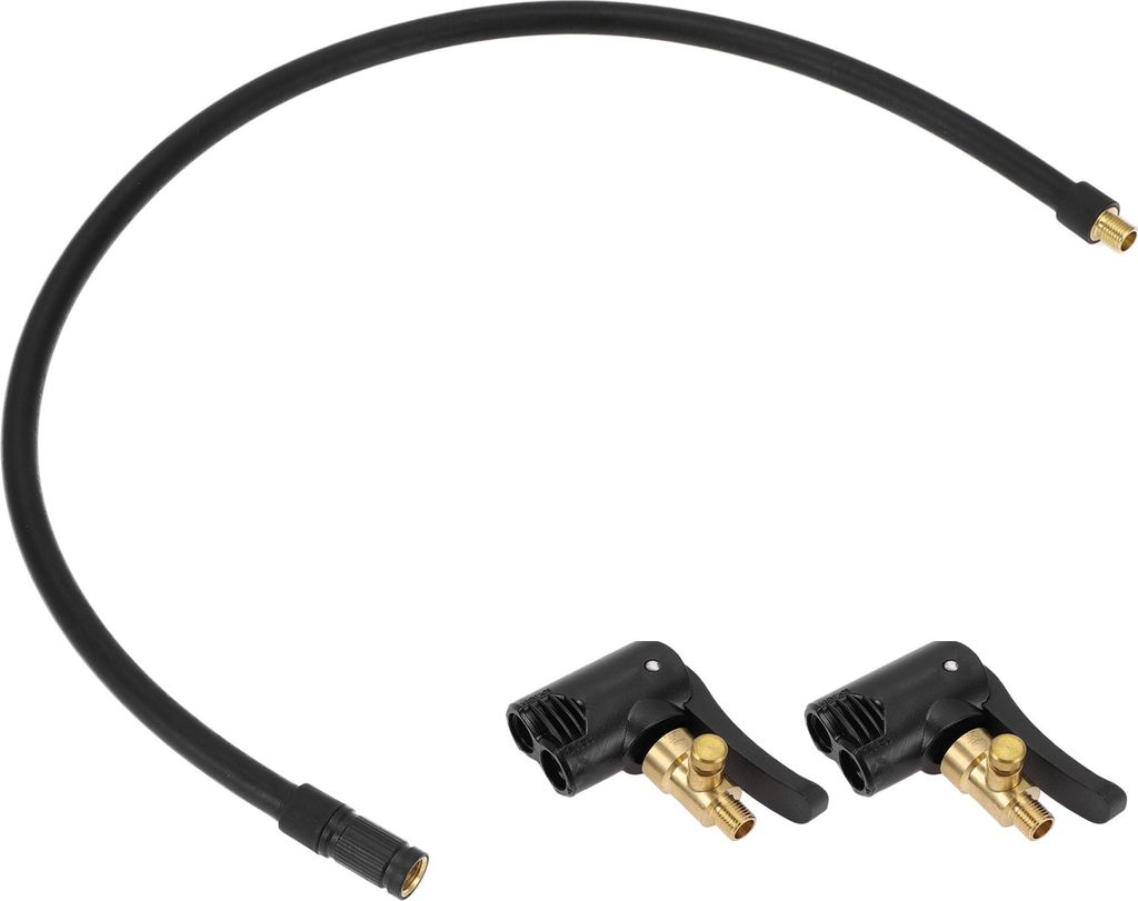 Reifenfüllschlauch Autoventil Verlängerungsschlauch 19,69 Zoll 7,8 mm ID für Auto Fahrrad Luftpumpe Adapter Reifenventil mit ablassbarem Luftans...