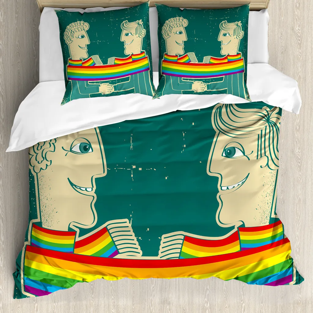 Set Letto ABAKUHAUS Gay Pride 200x200 cm - Arredo Moderno e Salute