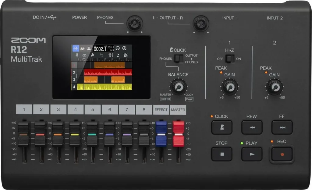Zoom R12 Studio multipiste compact : fini les complications en enregistrement