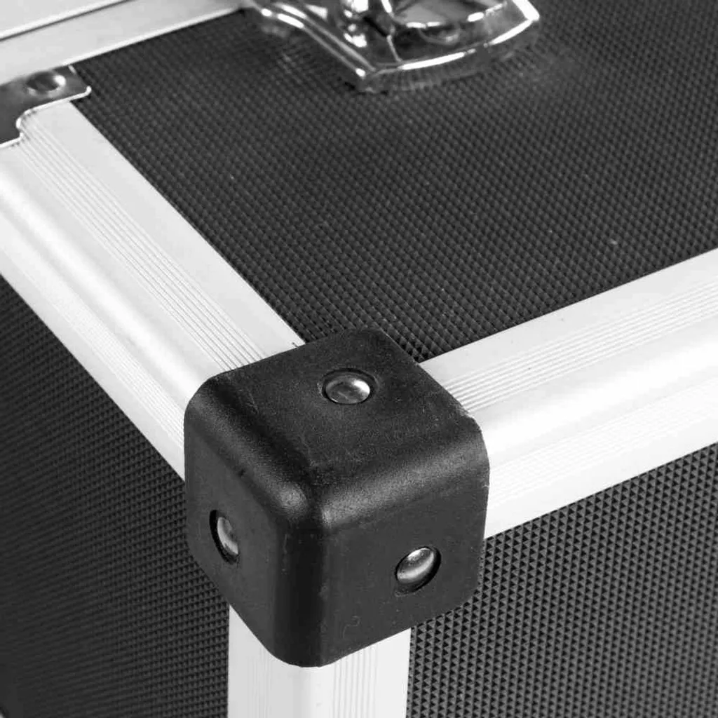 Mallette de transport aluminium renforcée 450x225x300mm accès rapide