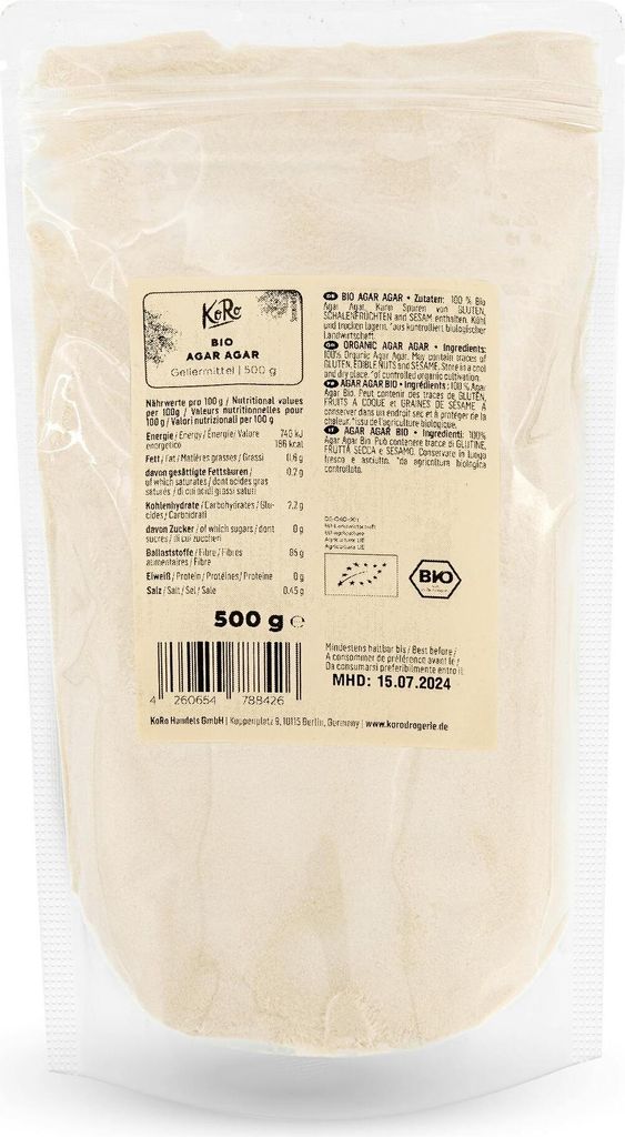 KoRo |Agar Agar 500 g Produktbild 