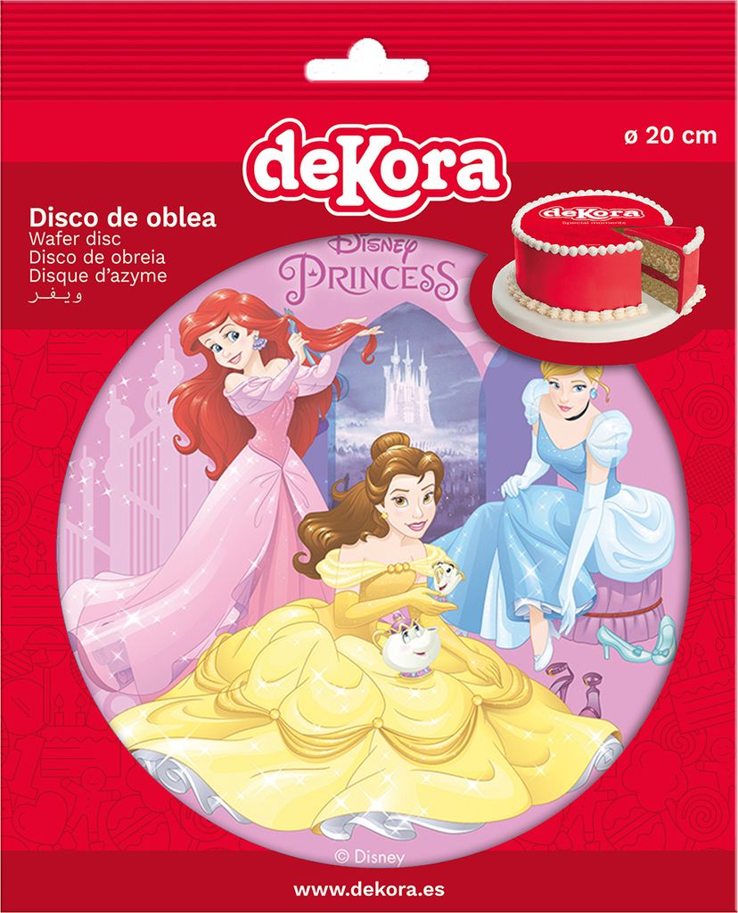 Disney  Princess Prinzessinnen Tortenaufleger 20cm Ø Produktbild 4