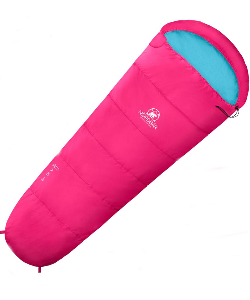 NORDBÄR® Kinder-Schlafsack 3-Jahreszeiten rosa Produktbild 