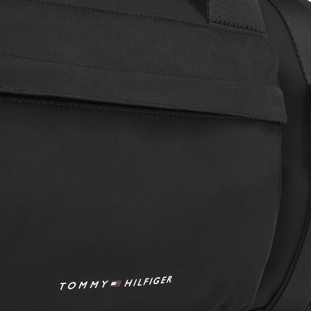 Petit sac Tommy Hilfiger noir ajustable en textile de haute qualité