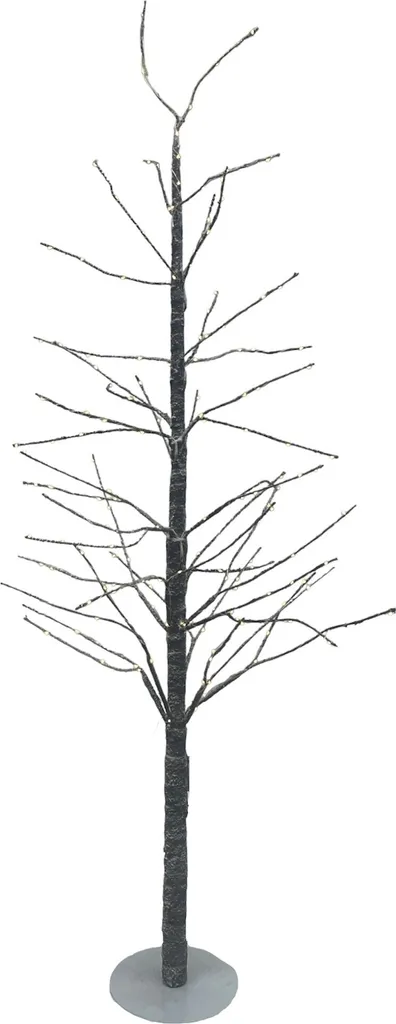 Décoration de Noël Sapin Raymon Brun 110cm LED pour Petit Espace