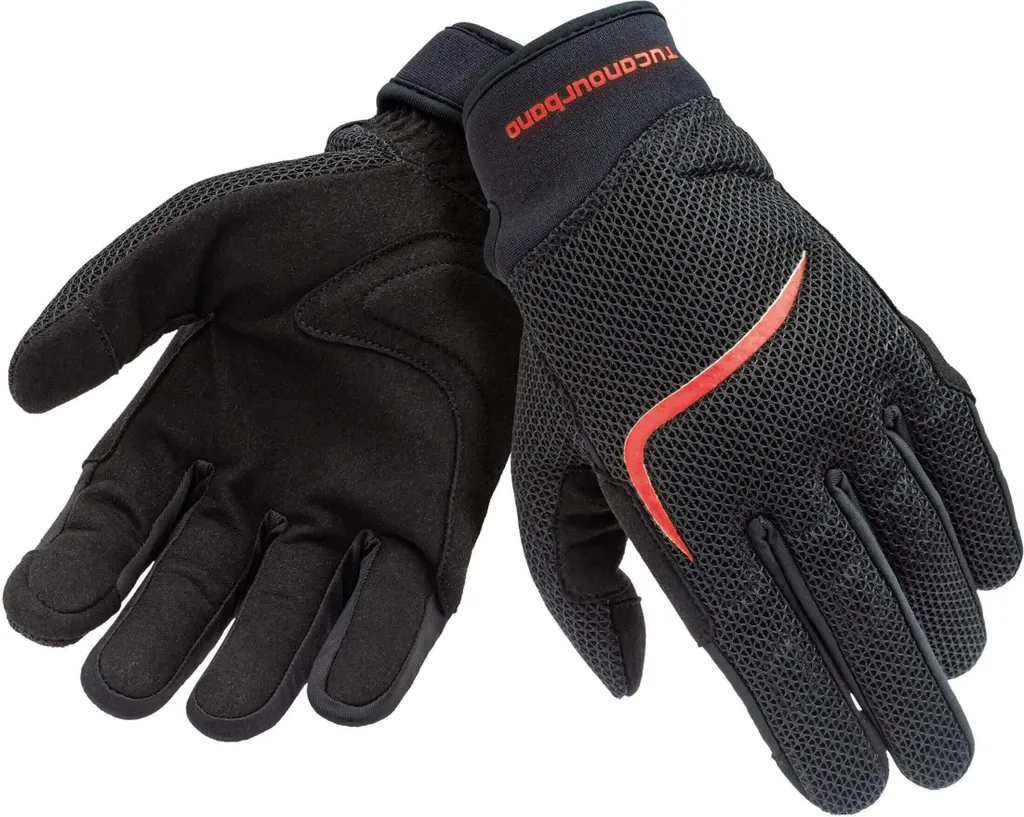 Gants TUCANO URBANO MIKY MESH XXL respirants en maille Noir-Orange