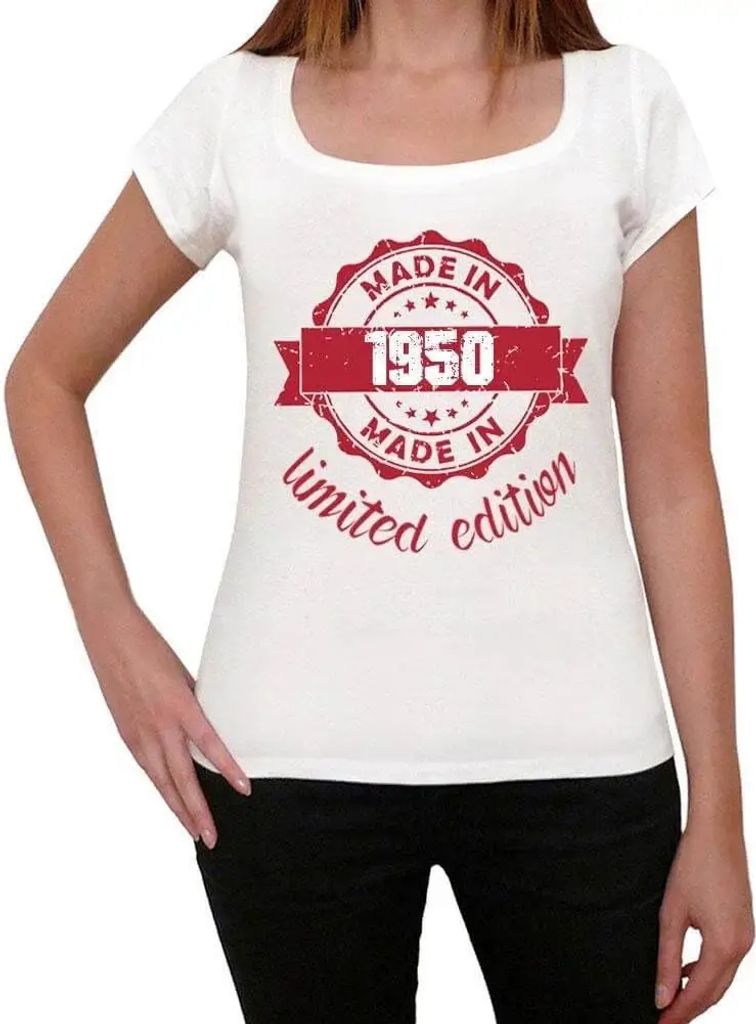 Damen Grafik T-Shirt Limitierte Auflage aus dem Jahr 1950 – Limited Edition 1950 – Geschenk 74. Geburtstag Jahrestag 74 Jahre Jubiläum 74