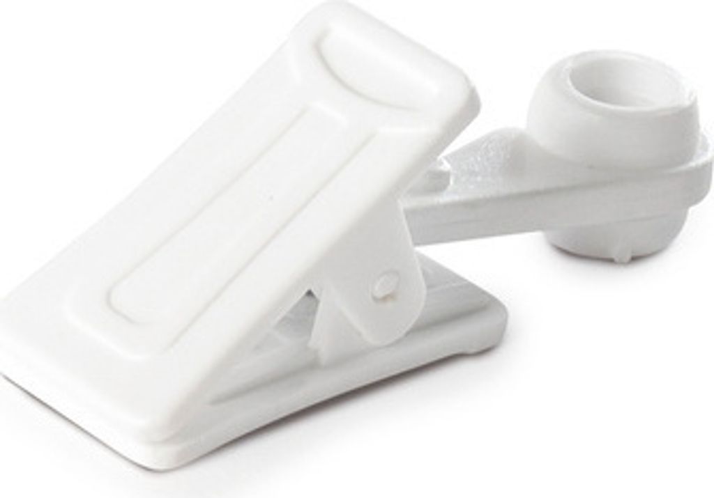 Vorhang Clips 10 Stk. weiß für Gardinenschiene Vorhangsschiene 1 Stk.