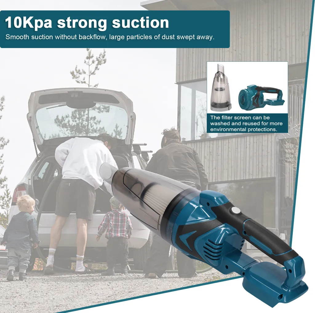 Aspirateur à main portable sans fil 10KPa pour un nettoyage efficace