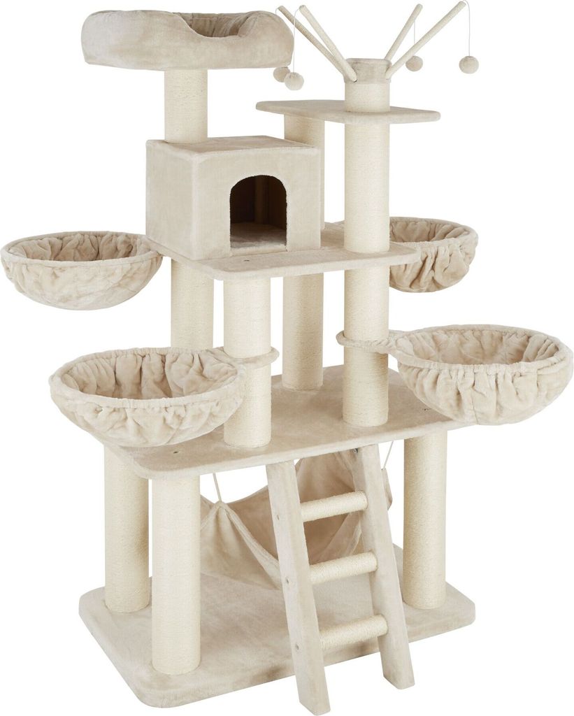 tectake® Kratzbaum Gismo 195 cm inklusive Treppe, 4 Produktbild 
