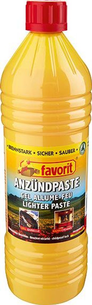 Favorit Öko-Zündpaste 1L Flasche Produktbild 