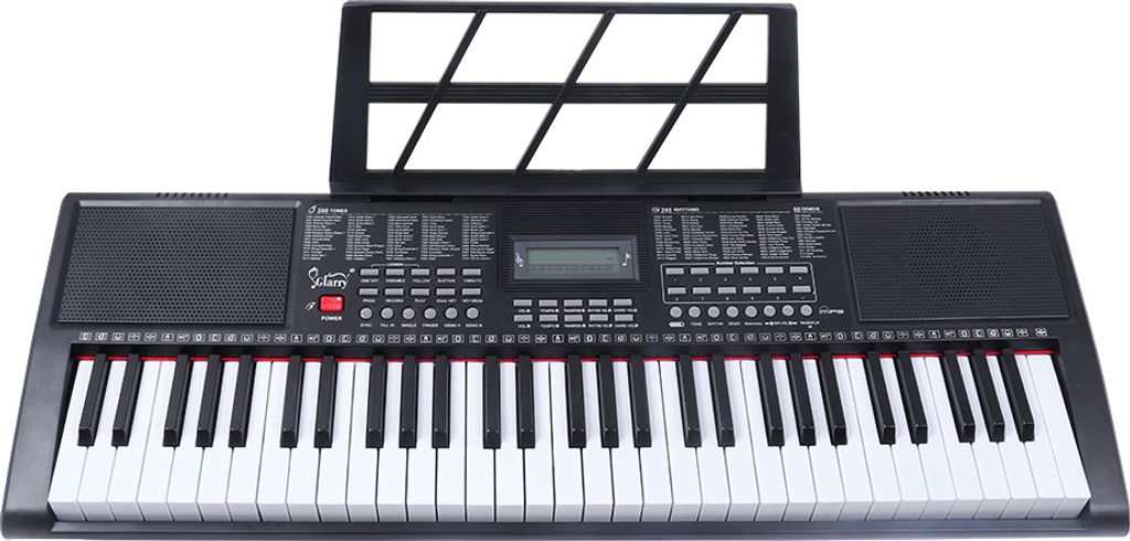 FCH 61 Tastatur Elektroklavier, Digitale Keyboard tragbar Digitalpiano Set für Kinder und Erwachsene ,200 Rhythmen, 200 Töne