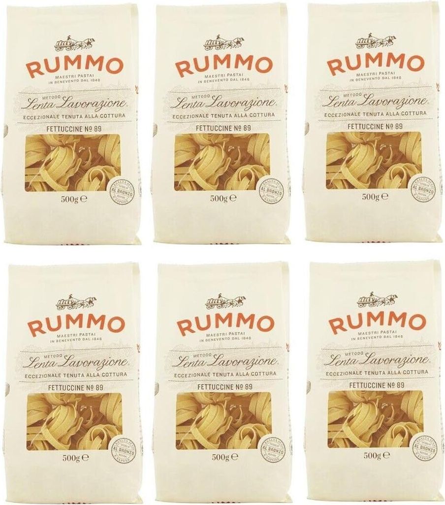 6er-Pack Rummo Pasta Fettuccine N°89,Italienische Nudeln Produktbild 